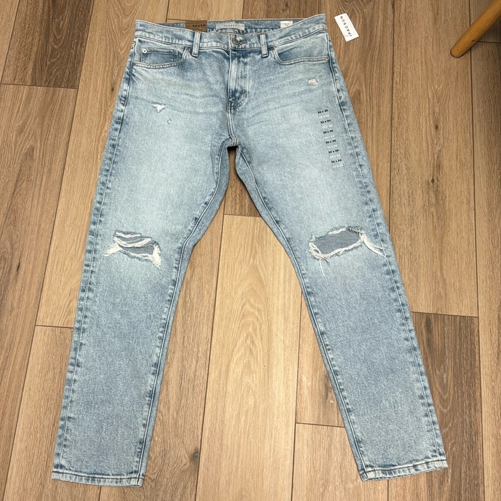 PACSUN NWT 32x30 Athletic Slim distressed Jeans (measures 36” waist)